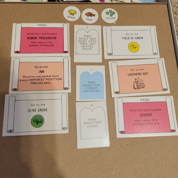 VINTAGE Ten Commandments Bible Board Game - Picture 6 of 8